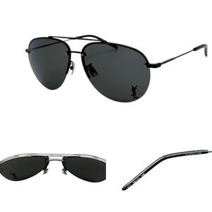 Saint Laurent Classic 11M Aviator Sunglasses